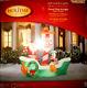 Brand New Holiday Living 6' Good Ship Kringle Inflatable Excellent