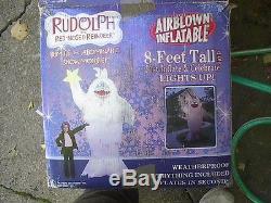 Bumble 8 Foot Tall Inflatable From Rudolph Red Nose Reindeer With Orig Box