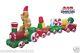 Christmas 14.5 Candy Santa Train Gingerbread Airblown Inflatable Yard Decor