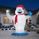 Christmas Airblown Inflatable Bumble Abominable Snowman Rudolph Reindeer 12 Ft