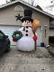 Christmas Airblown Inflatable Snowman 12.5 Ft Inflate And Celebrate