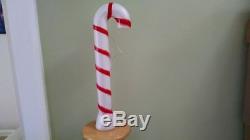 Candy Cane Blow Mold (Case of 6) 32 inch Lighted Christmas Decoration