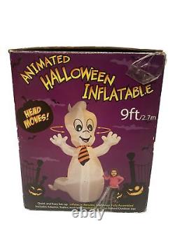 Casper The Friendly Ghost Head Moves Animated Halloween Inflatable 9ft Works