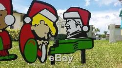 Charlie Brown Peanuts Gang SUPER COMBO NINE Christmas Yard Lawn Art Decorations