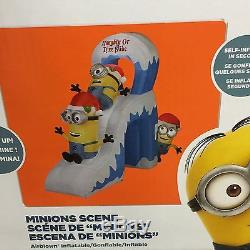 Christmas 10' Ft Despicable Me Airblown Minion Slide Inflatable Yard