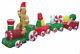 Christmas 14 Ft Santa Candy Cane Gingerbread Train Inflatable Airblown Yard