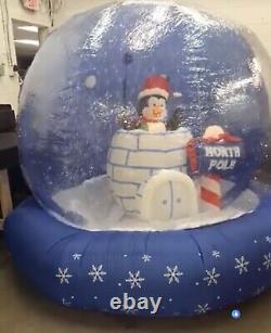 Christmas 6' Airblown Inflatable North Pole Pop Up Penguin Snow Globe Light Up