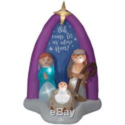 Christmas Airblown Inflatable 6' Nativity Scene with Mary, Joseph, and Baby Jesus