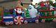 Christmas Airblown Inflatable Blow Up Rudolph Santa Train Gemmy Yard Decoration