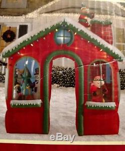 Christmas Animated Airblown Archway Holiday Living Walk-thru Inflatable house