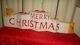 Christmas Blow Mold Spells Out Merry Christmas By Don Featherstone Vintage