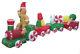 Christmas Candy Train Airblown Inflatable Yard Decoration 14 1/2 Ft Long