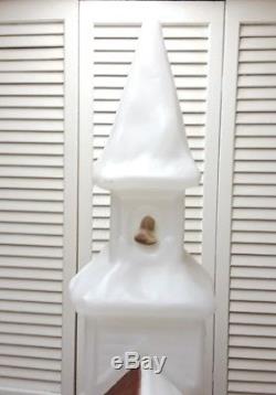 Christmas Church Chapel Blow Mold-VTG-Empire- 41 Ht-HTF-With 2 Cords