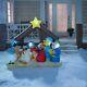 Christmas Decorations 6 Ft Inflatable Light-up Nativity Scene Outdoor Xmas Decor