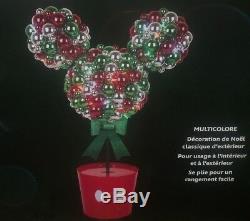 Christmas Disney Magic Holiday Led Multi Color Lighted Mickey Mouse Topiary Tree