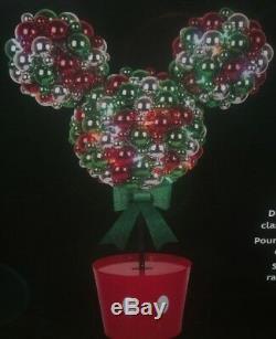 Christmas Disney Magic Holiday Led Multi Color Lighted Mickey Mouse Topiary Tree