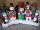 Christmas Gemmy 10' Wide Airblown/inflatable Carolers Withmusic And Lightshow