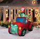 Christmas Holiday 2018 Retro Truck Scene Inflatable 8ft Airblown Yard Decor