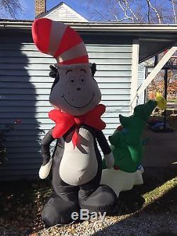 Christmas Holiday Cat In The Hat Inflatable AirBlown Blow Up Yard Decoration