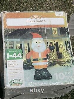 Christmas Holiday Time 10FT Lighted Giant Santa Claus Airblown Inflatable
