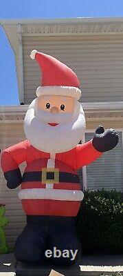 Christmas Holiday Time 10FT Lighted Giant Santa Claus Airblown Inflatable
