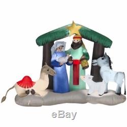 Christmas Holy Nativity Scene Camel Donkey Airblown Inflatable Yard Decoration