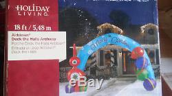 Christmas Huge 18 Ft Presents Arch Archway Airblown Inflatable Yard