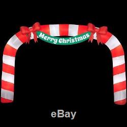 Christmas Huge 23 Ft Candy Cane Arch Archway Airblown Inflatable Yard