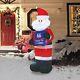 Christmas Inflatable 7' Countdown Santa Airblown Decoration