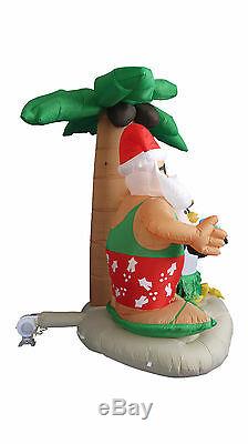 Christmas Inflatable Air Blown Blowup Decoration Santa Claus Penguin Palm Tree