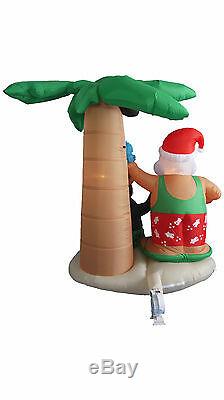 Christmas Inflatable Air Blown Blowup Decoration Santa Claus Penguin Palm Tree