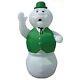 Christmas Inflatable Giant 10 Waving Sam The Snowman W. Vest & Hat