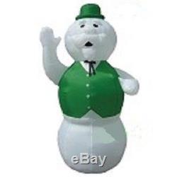Christmas Inflatable Giant 10 Waving Sam The Snowman W. Vest & Hat