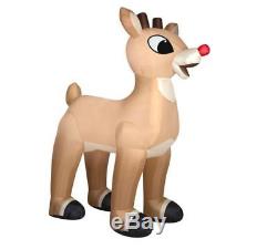 Christmas Inflatable HUGE 10 FT Standing Giant Rudolph the Red Nose Reindeer NEW