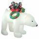 Christmas Inflatable Polar Bear Penguins Lights Indoor Outdoor Garden Decoration
