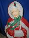 Christmas Mrs. Santa Claus Blow Mold-santa's Best-vtg -40 Ht. With Cord