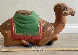 Christmas Nativity Camel Lighted Blow Mold 28 USA General Foam GUC