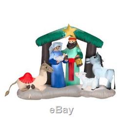 Christmas Outdoor 5' Airblown Inflatable Lighted Nativity Scene Figures