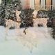 Christmas Outdoor Lighted Deer Family Holiday Light Decoration Set Of 3 New