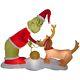 Christmas Santa 6 Ft Dr Seuss The Grinch Max Dog Airblown Inflatable Yard Decor