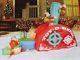 Christmas Santa Elf Animated Toy Making Machine Inflatable Airblown Yard Decor