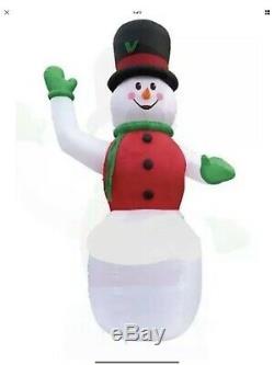 Christmas Santa Huge 20 Ft Tall Snowman With Hat Inflatable Airblown