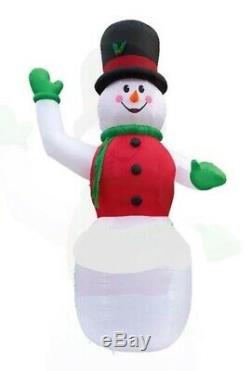 Christmas Santa Huge 20 Ft Tall Snowman With Hat Inflatable Airblown