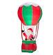 Christmas Santa In Hot Air Balloon Inflatable Airblown 12 Ft Tall