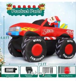 Christmas Santa Monster Truck Inflatable -Very Cool