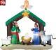 Christmas Santa Nativity Scene Angel Inflatable Airblown Yard Decoration 7 Ft