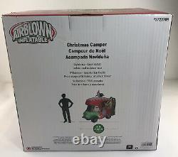 Christmas Santa Reindeer Penguin Rv Camper Airblown Inflatable Yard Gemmy 8ft