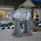 Christmas Santa Star Wars At-at Inflatable Airblown Yard Decoration 9 Ft