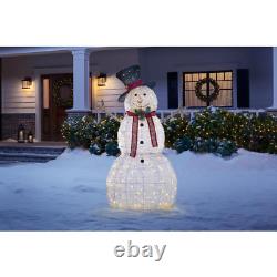 Christmas Snowman Hat 5 ft LED Light Holiday Indoor Outdoor Yard Decorations NEW