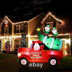 Christmas Tree Delivery Truck Inflatable! Christmas Outdoor Decor